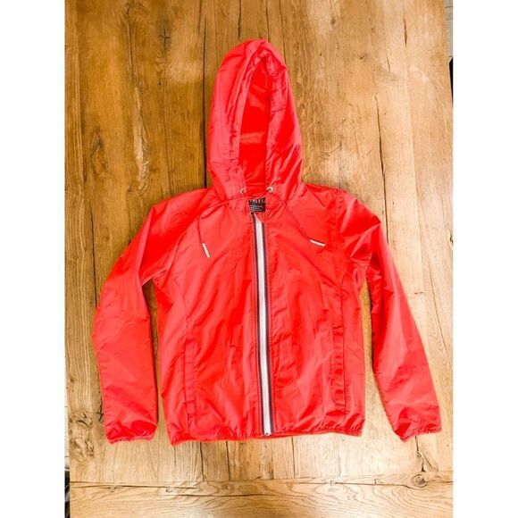 Athleta Torch Red Ascender UPF Jacket Windbreaker, Size Small - Picture 3 of 5